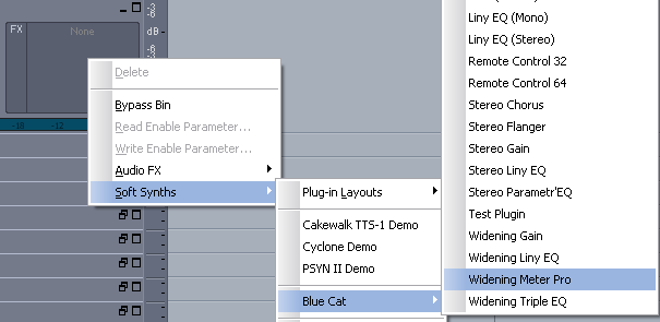 Step 01 - Insert the Widening Meter Pro on the main output bus